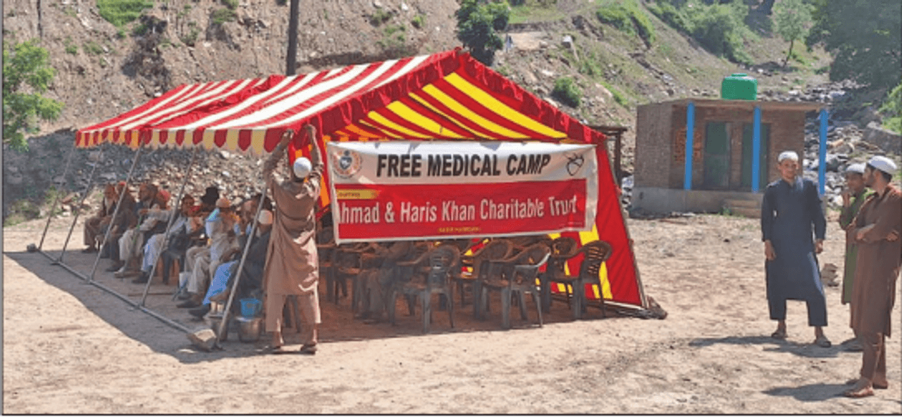 Ahmed & Haris Khan Charitable Trust organises medical camp at Keran upper reaches