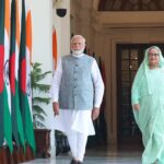 प्रधानमंत्री नरेंद्र मोदी ने बांग्लादेश की प्रधानमंत्री शेख हसीना के साथ की द्विपक्षीय वार्ता