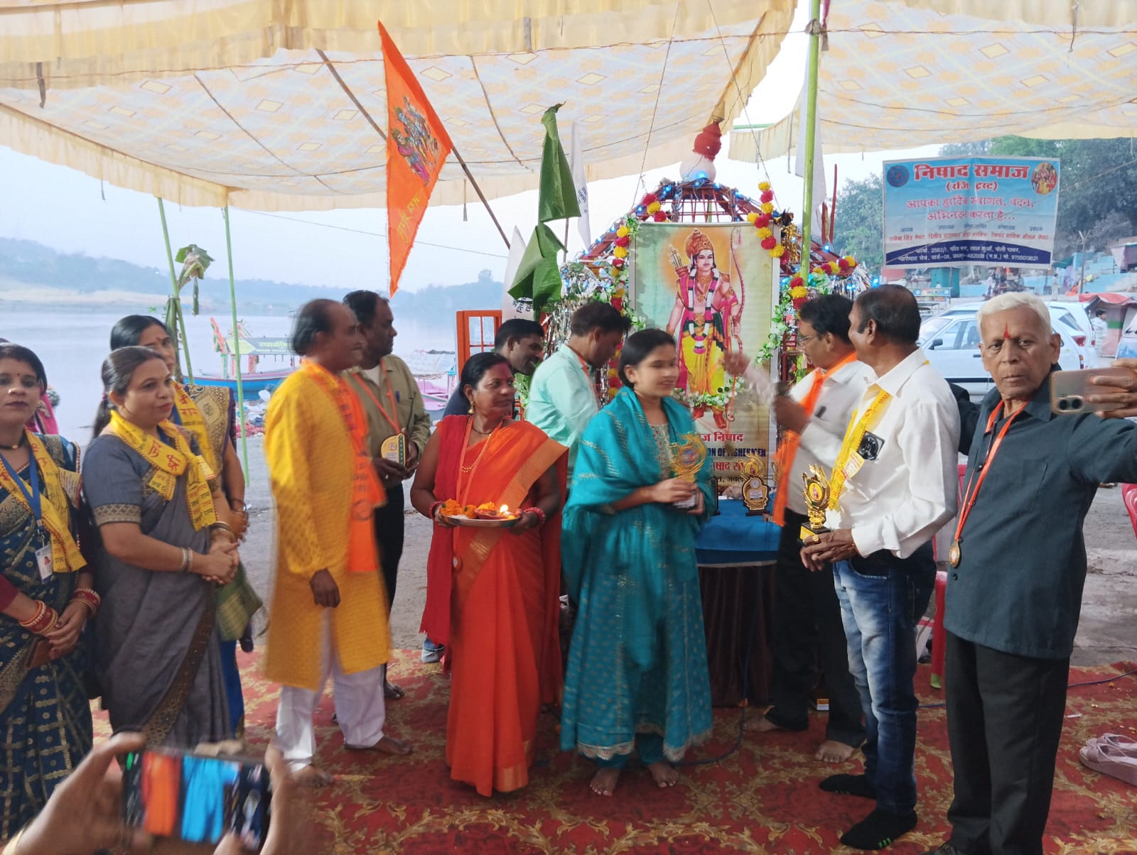 जबलपुर में निषादराज जयंती पर ग्वारीघाट में भव्य आयोजन